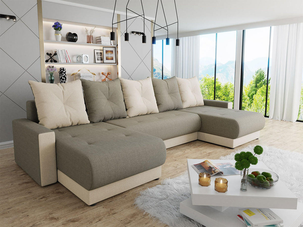 Sarokkanapé Insygnia U (Ravif U), Szín: Lux 01 + Lux 26