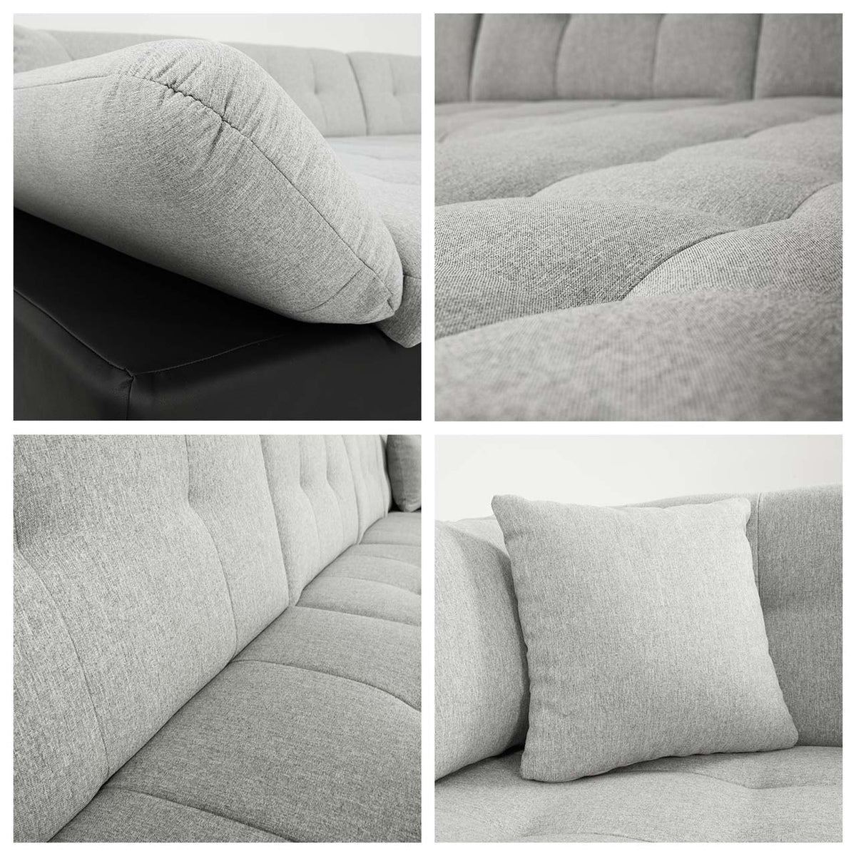 Sarokkanapé Bergen (Genero) II, Szín: Soft 011 + Lux 06 + Lux 05, Változatok: Jobbos