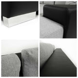 Sarokkanapé Orkan (Herkules) II, Szín: Soft 011 (Fekete) + Lawa 06