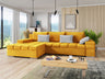 Sarokkanapé Bangkok (Kanton) Toptextil, Szín: Venus Velvet 2916 + Venus Velvet 2921, Változatok: Balos