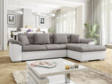 Sarokkanapé Diana (Dinem) , Szín: Soft 017 + Lawa 05, Változatok: Jobbos