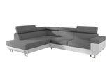 Sarokkanapé Fonti (Antrodem), Szín: Öko bőr Soft 017 + Lux 05, Változatok: Balos