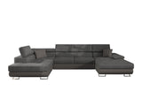 Sarokkanapé Kiságyere BIS (Alvin Bis), Szín: Soft 029 + Uttario Velvet 2971 + Soft 029, Változatok: Balos