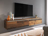 TV-állvány Lowboard D180 (Dlone 180), Led világítás: Nem, Szín: Érett tölgy