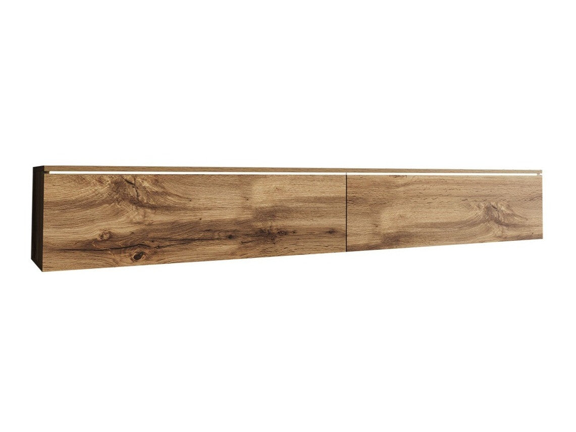 TV-állvány Lowboard D180 (Dlone 180), Led világítás: Igen, Szín: Wotan tölgy