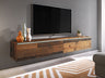 TV-állvány Lowboard D180 (Dlone 180), Led világítás: Igen, Szín: Érett tölgy