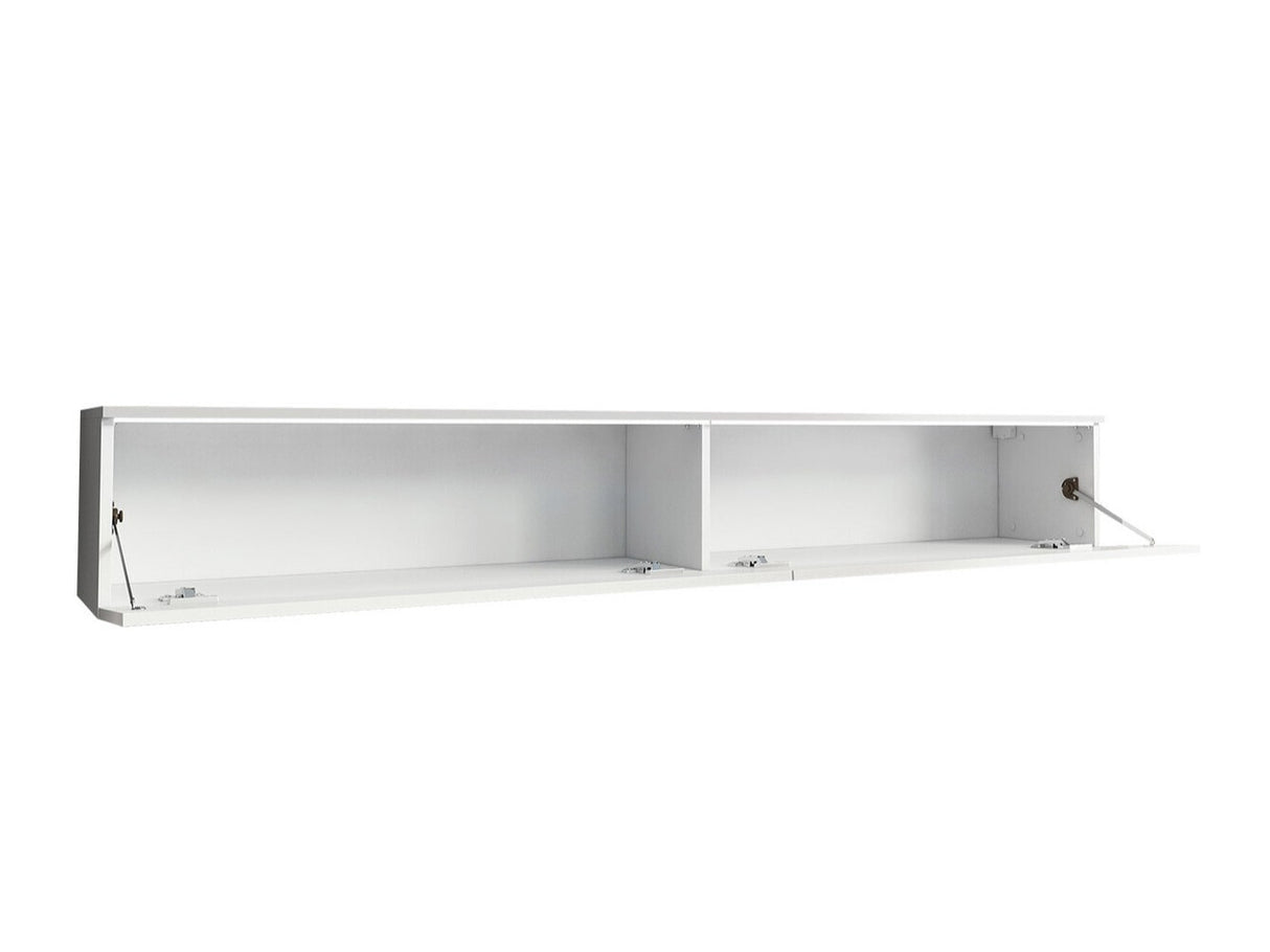 TV-állvány Lowboard D180 (Dlone 180), Led világítás: Igen, Szín: Grafit
