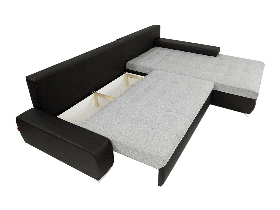 Sarokkanapé Orkan (Herkules) II, Szín: Soft 011 (Fekete) + Lawa 06