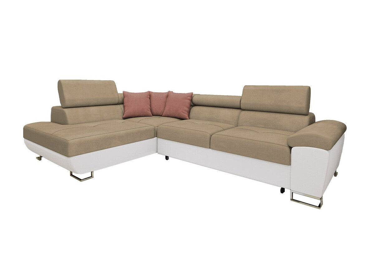 Sarokkanapé Kiságyere (Alvin), Szín: Soft 017 + Uttario Velvet 2979 + Uttario Velvet 2955, Változatok: Balos