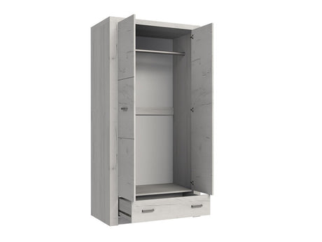 Gardróbszekrény Indianapolis (Nadia N01), Szín: Kőrisfa