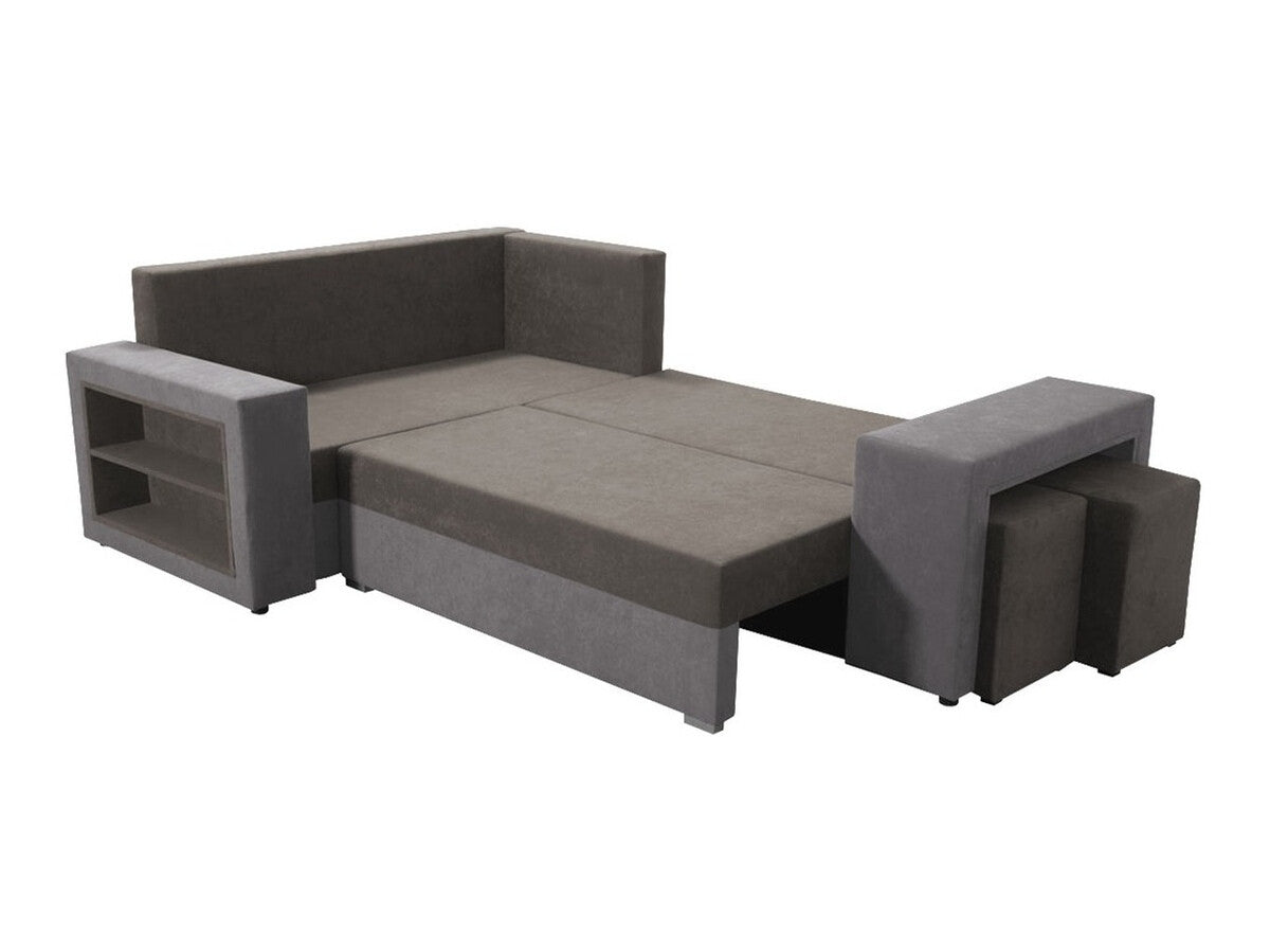 Sarokkanapé MILANO (Fonite), Szín: Mikrofaza 0014 + Mikrofaza 0027, Változatok: Jobbos