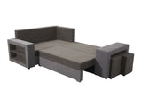 Sarokkanapé MILANO (Fonite), Szín: Mikrofaza 0014 + Mikrofaza 0027, Változatok: Jobbos