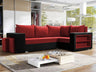 Sarokkanapé MILANO (Fonite), Szín: Mikrofaza 0015 + Mikrofaza 0034, Változatok: Jobbos