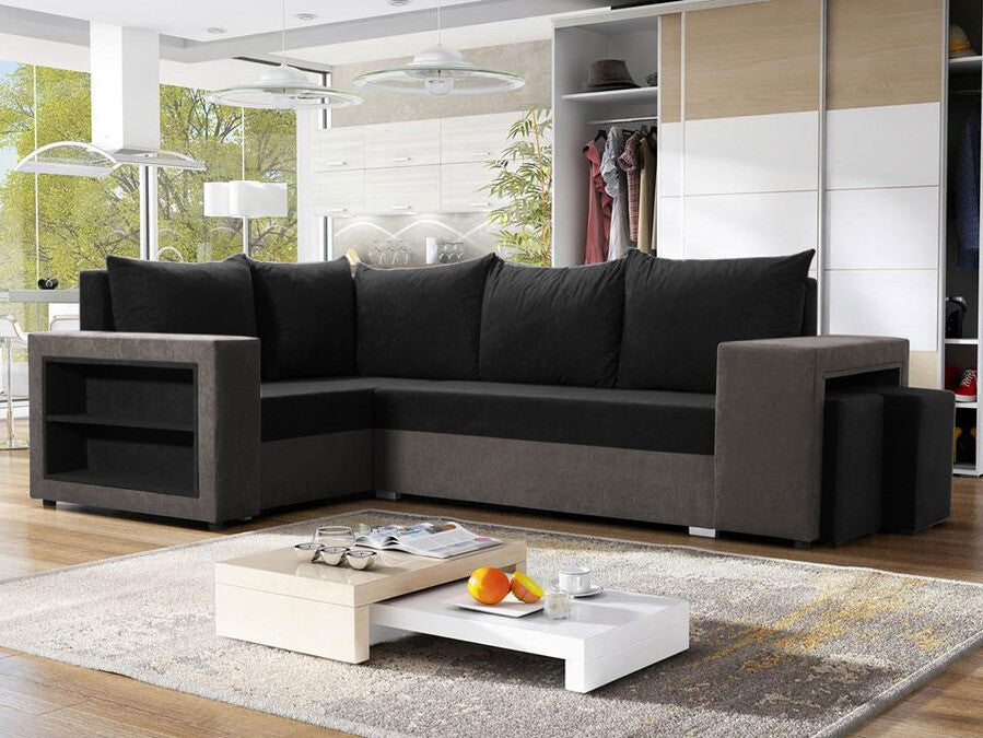 Sarokkanapé MILANO (Fonite), Szín: Mikrofaza 0027 + Mikrofaza 0015, Változatok: Balos