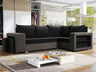Sarokkanapé MILANO (Fonite), Szín: Mikrofaza 0027 + Mikrofaza 0015, Változatok: Jobbos
