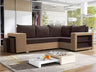 Sarokkanapé MILANO (Fonite), Szín: Mikrofaza 0048 + Mikrofaza 0041, Változatok: Jobbos