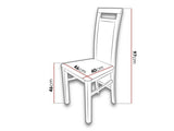 Szék K75 (JK75), Fa színe: Dió, Kárpit: Soft 017