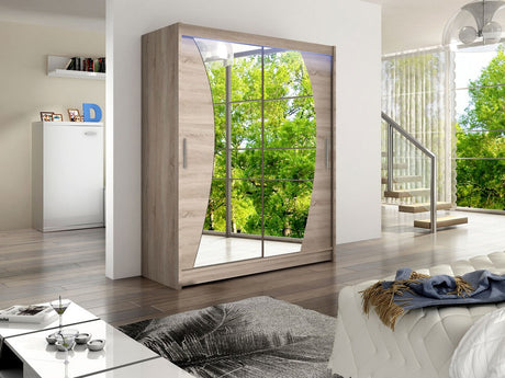 Gardróbszekrény Westa X (Presto), Szín: Triufel tölgy, Led világítás: Igen