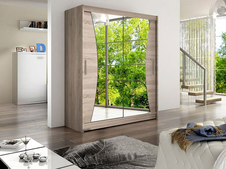 Gardróbszekrény Westa IX (Presto), Szín: Triufel tölgy, Led világítás: Nem