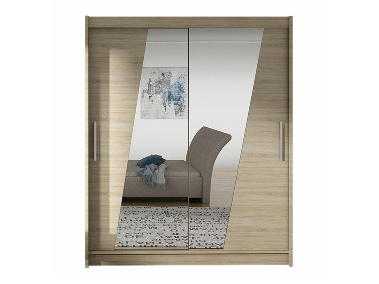 Gardróbszekrény Westa XIV (Presto XIV), Szín: Sonoma tölgy, Led világítás: Nem