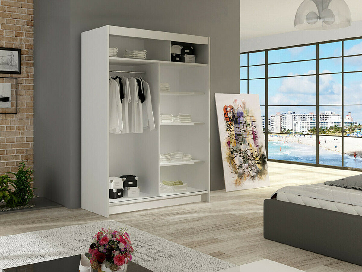 Gardróbszekrény Miami VIII (Aldo), Szín: Sonoma tölgy, Led világítás: Nem