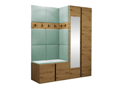 Előszoba garnitúra ORION XII (Tavasz XII), Keret színe: Artisan tölgy, Puha falpanel színe: Manila 11