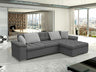 Sarokkanapé Diana (Dinem) Toptextil, Szín: Uttario Velvet 2971 + Uttario Velvet 2973, Változatok: Jobbos