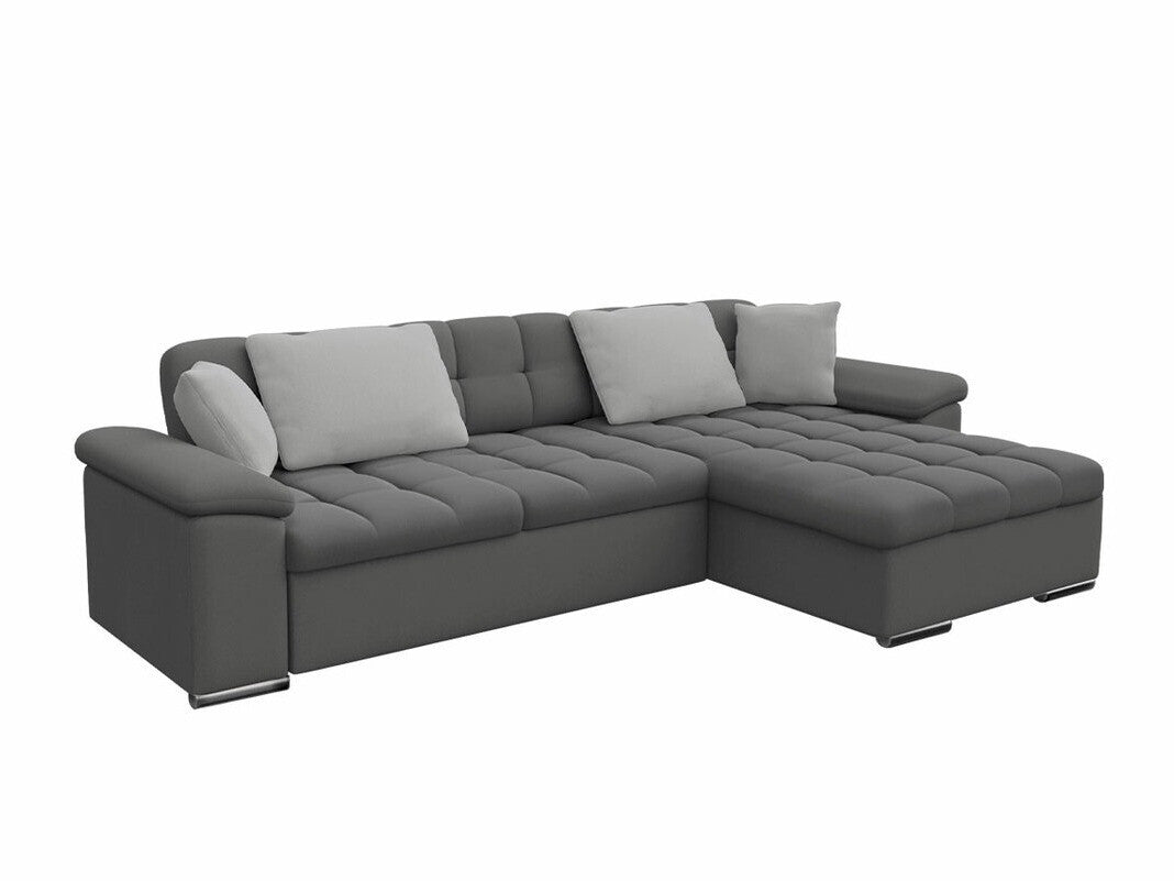 Sarokkanapé Diana (Dinem) Toptextil, Szín: Uttario Velvet 2971 + Uttario Velvet 2973, Változatok: Jobbos