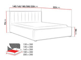Ágy Ideal (Sonden) I , Alvó felület mérete: 120 x 200 cm, Szín: Victoria 14 864