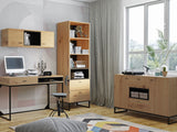 Íróasztal Olier (OL01), Szín: Artisan tölgy + Fekete