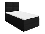 Kontinentális ágy GARDA LUX (Hudson Lux 1), Szín: Soft 11, Alvó felület mérete: 100 x 200 cm, Ágyneműtartó: Jobbra