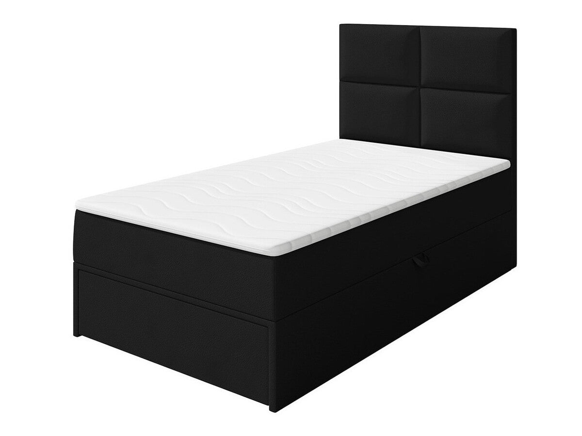 Kontinentális ágy GARDA LUX (Hudson Lux 1), Szín: Soft 11, Alvó felület mérete: 90 x 200 cm, Ágyneműtartó: Bal oldalon