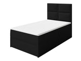 Kontinentális ágy GARDA LUX (Hudson Lux 1), Szín: Soft 11, Alvó felület mérete: 90 x 200 cm, Ágyneműtartó: Bal oldalon