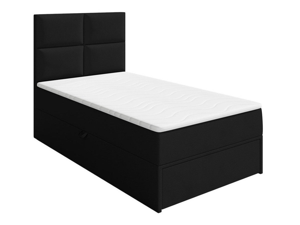 Kontinentális ágy GARDA LUX (Hudson Lux 1), Szín: Soft 11, Alvó felület mérete: 90 x 200 cm, Ágyneműtartó: Jobbra