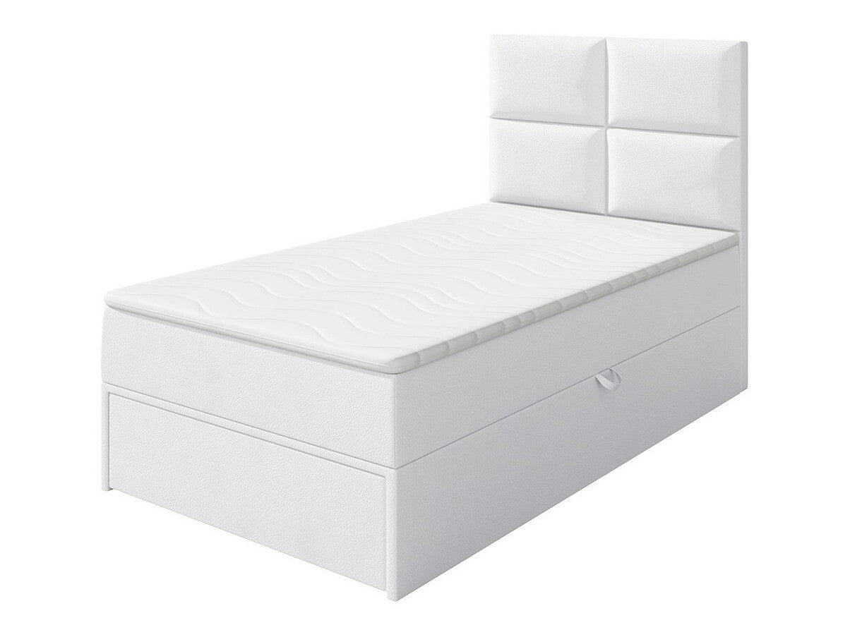 Kontinentális ágy GARDA LUX (Hudson Lux 1), Szín: Soft 17, Alvó felület mérete: 100 x 200 cm, Ágyneműtartó: Bal oldalon