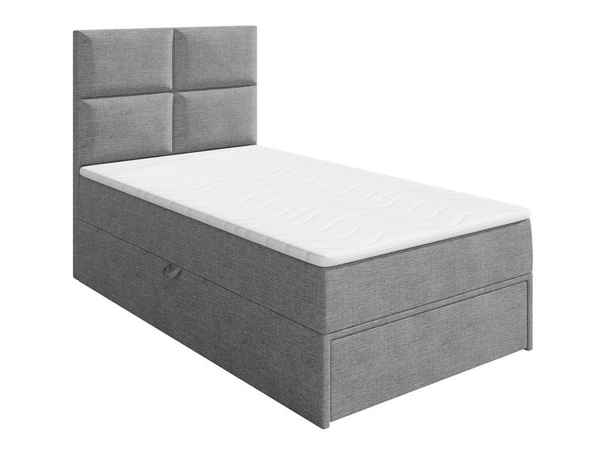 Kontinentális ágy GARDA LUX (Hudson Lux 1), Szín: Muna 08, Alvó felület mérete: 90 x 200 cm, Ágyneműtartó: Jobbra