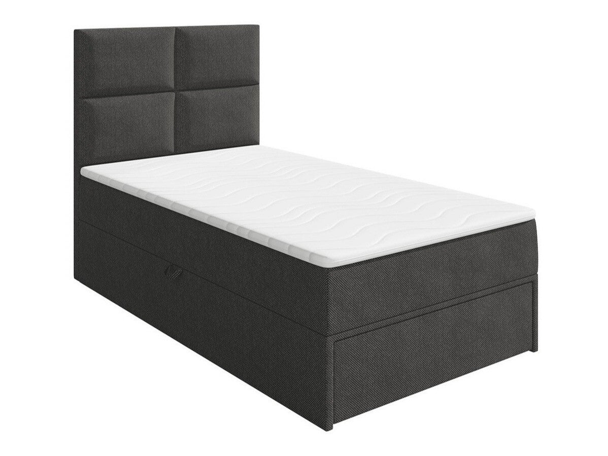 Kontinentális ágy GARDA LUX (Hudson Lux 1), Szín: Muna 10, Alvó felület mérete: 90 x 200 cm, Ágyneműtartó: Jobbra