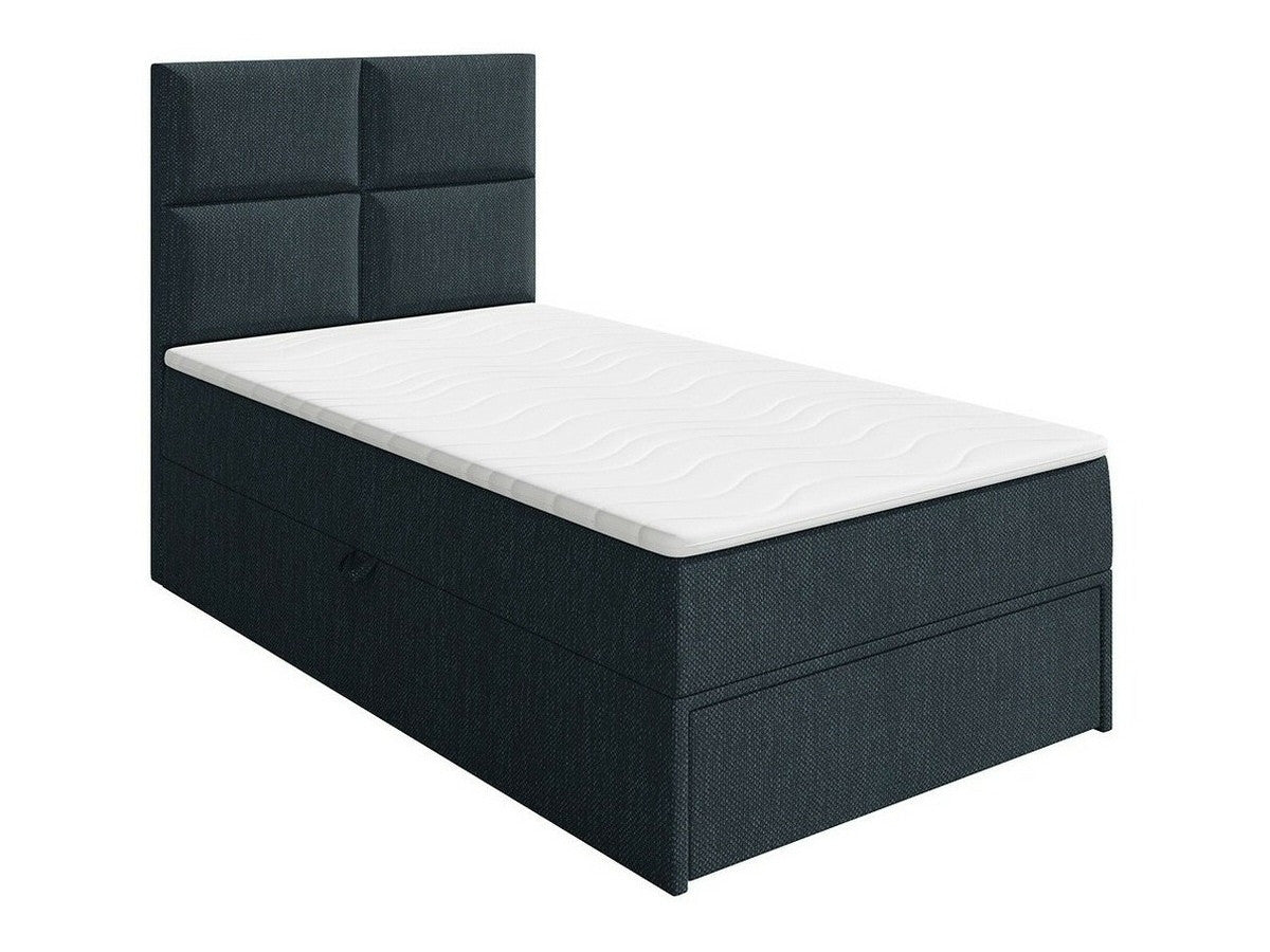 Kontinentális ágy GARDA LUX (Hudson Lux 1), Szín: Muna 19, Alvó felület mérete: 90 x 200 cm, Ágyneműtartó: Jobbra