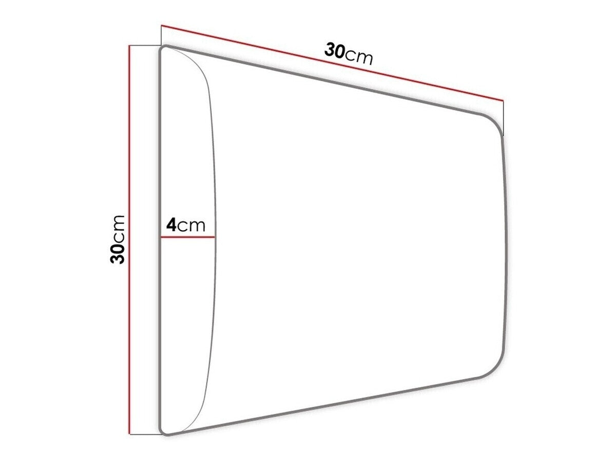 Kontinentális ágy LUX-BAZA 30x30 (Estelle-Baza) I 120 x 200 cm, Szín: Öko bőr Soft 011