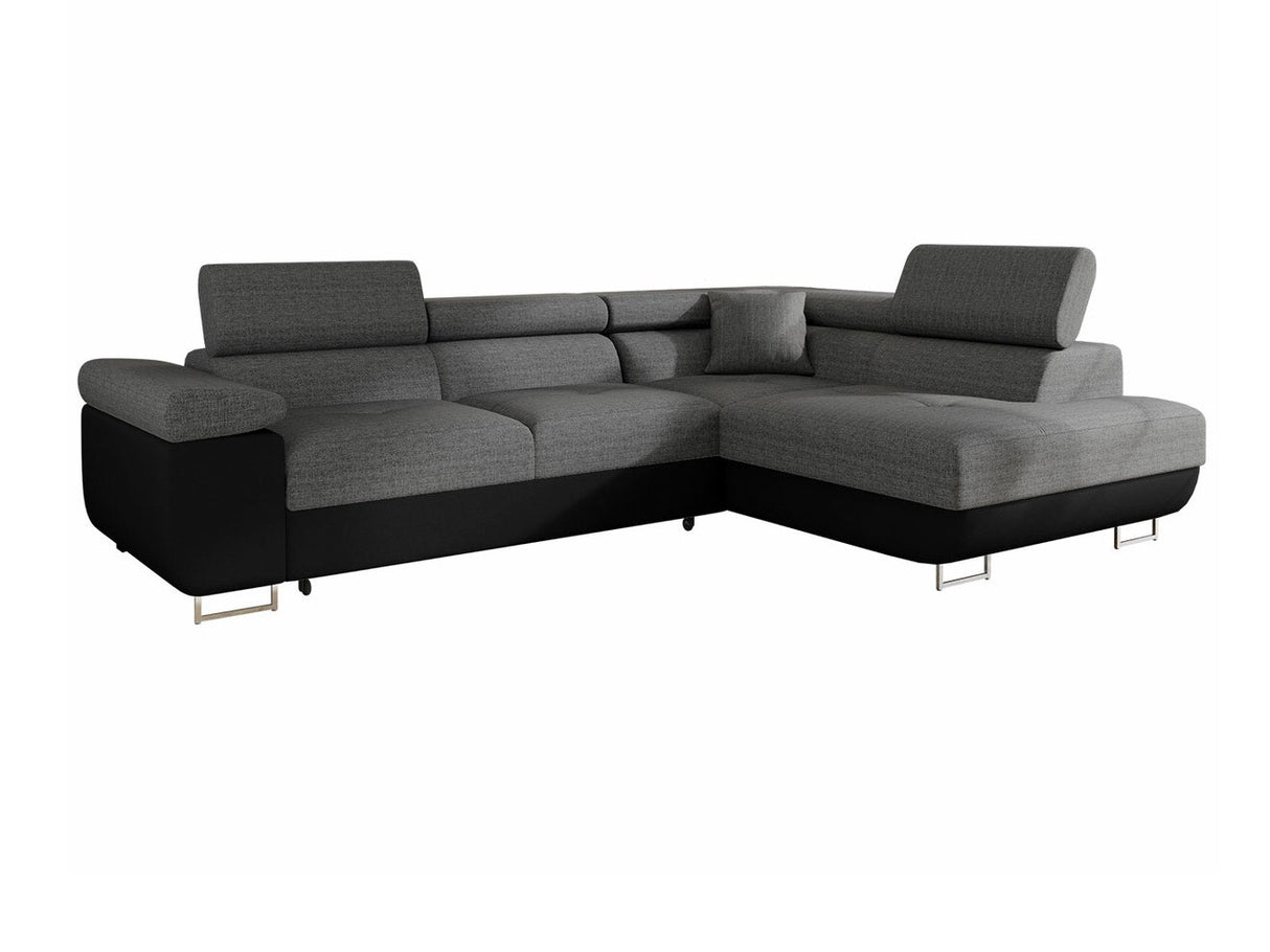 Sarokkanapé TOREZIO, Szín: Soft 011 + Lux 06, Változatok: Jobbos