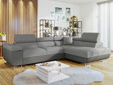 Sarokkanapé TOREZIO, Szín: Soft 029 + Lux 05, Változatok: Jobbos
