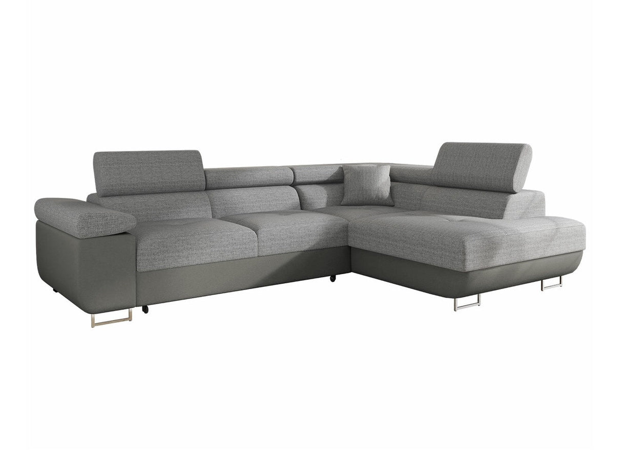 Sarokkanapé TOREZIO, Szín: Soft 029 + Lux 05, Változatok: Jobbos