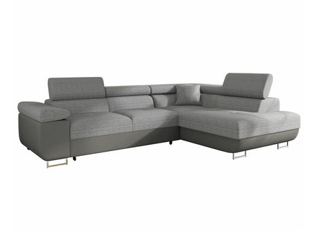 Sarokkanapé TOREZIO, Szín: Soft 029 + Lux 05, Változatok: Jobbos