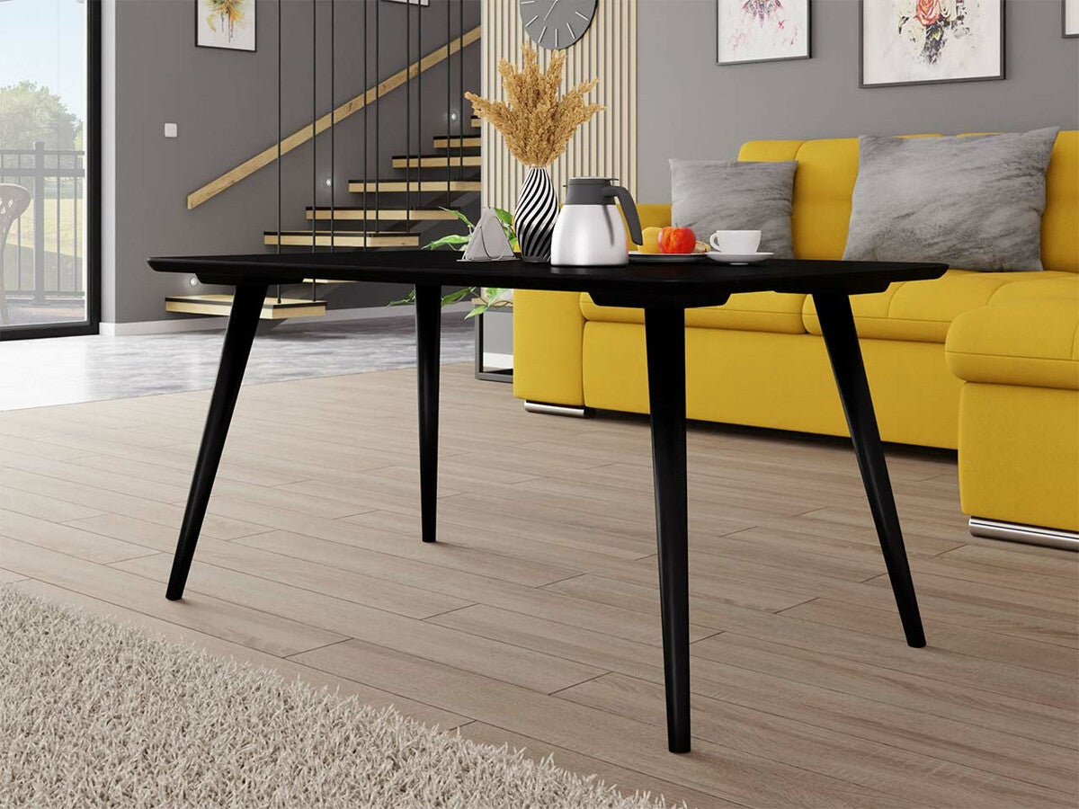 Dohányzóasztal INES 103x60 (Vidariko), Szín: Fekete