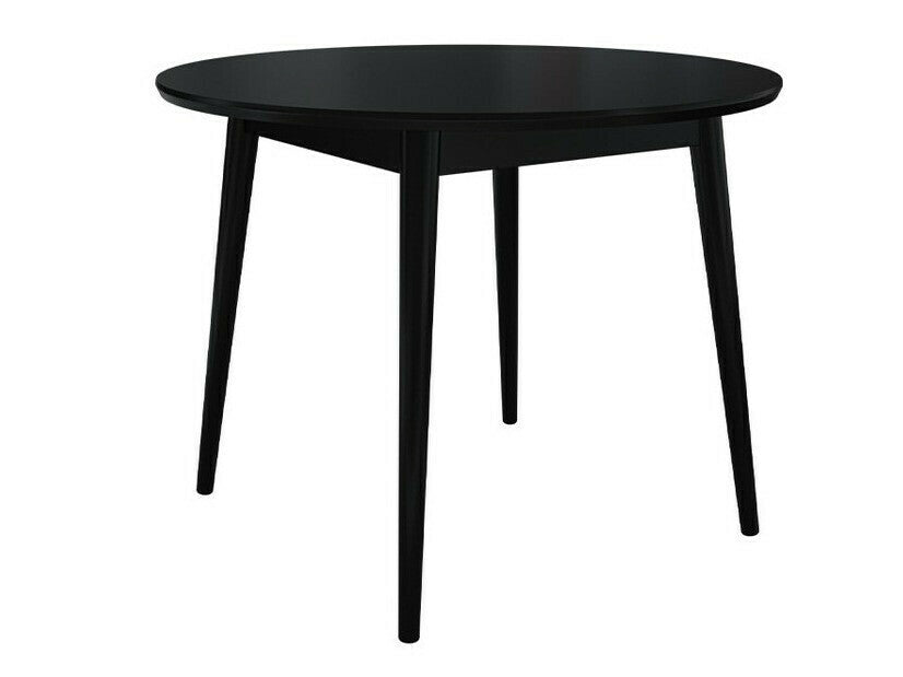Étkezőgarnitúra Zestaw 01 4xS80 + INES FI 120, Asztal színe: Fekete, Szék színe: Magic Velvet 2225 + Barna