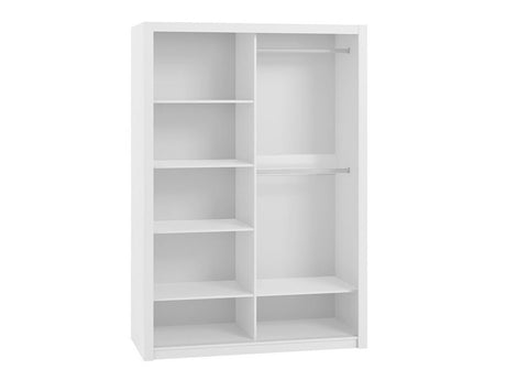 Gardróbszekrény Bonem SZ120 (Kler KE04), Szín: Fehér