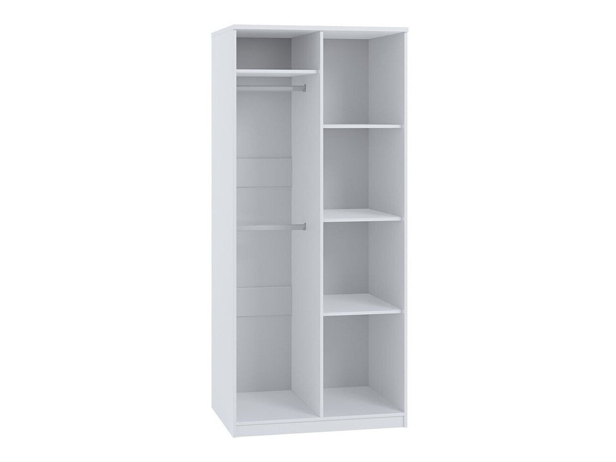 Gardróbszekrény Bonem SZ2D (Kler SZ2D KE13), Szín: Fehér
