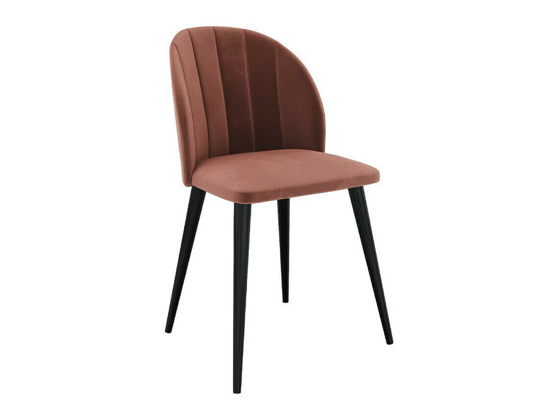 Étkezőgarnitúra Zestaw 04 4xS100 SKANDI FI, Szék színe: Fekete + Magic Velvet 2258, Asztal színe: Fekete