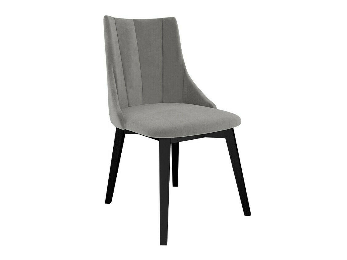 Étkezőgarnitúra Zestaw 07 6xS97 SKANDI 140x80, Szék színe: Fekete + Magic Velvet 2217, Asztal színe: Fekete