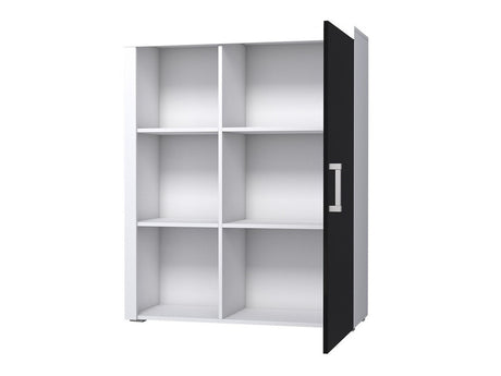 Szekrény Samba 3 (Mamba MA3), Szín: Fehér + Fényes fehér